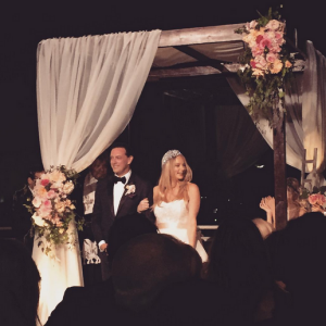 Donovan Leitch et Libby Mintz se sont mariés, le 3 octobre 2015 / photo postée sur Instagram