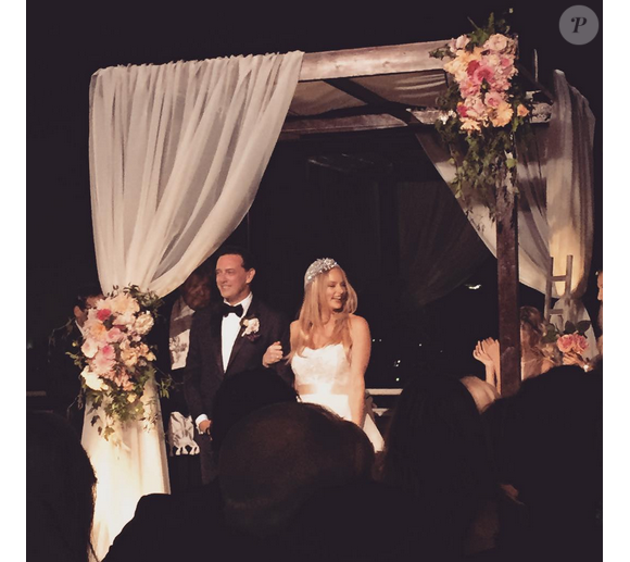 Donovan Leitch et Libby Mintz se sont mariés, le 3 octobre 2015 / photo postée sur Instagram