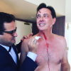 Donovan Leitch s'est coupé juste avant d'épouser Libby Mintz, le 3 octobre 2015 / photo postée sur Instagram