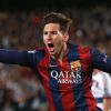 Lionel Messi marque face au Bayern Munich en demi-finale de la Ligue des champions à Barcelone le 6 mai 2015.