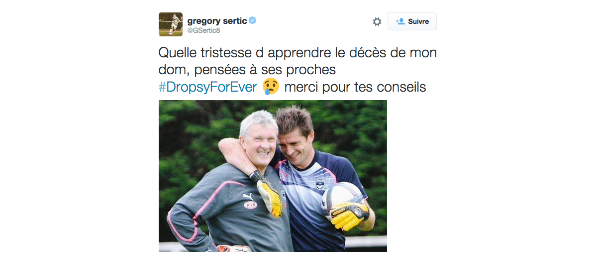Card Dominique Dropsy Gardien Girondins De Bordeaux Fc Onze Mondial