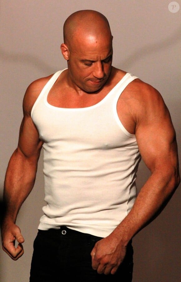 Vin Diesel pose (photo postée le 1er février 2015)