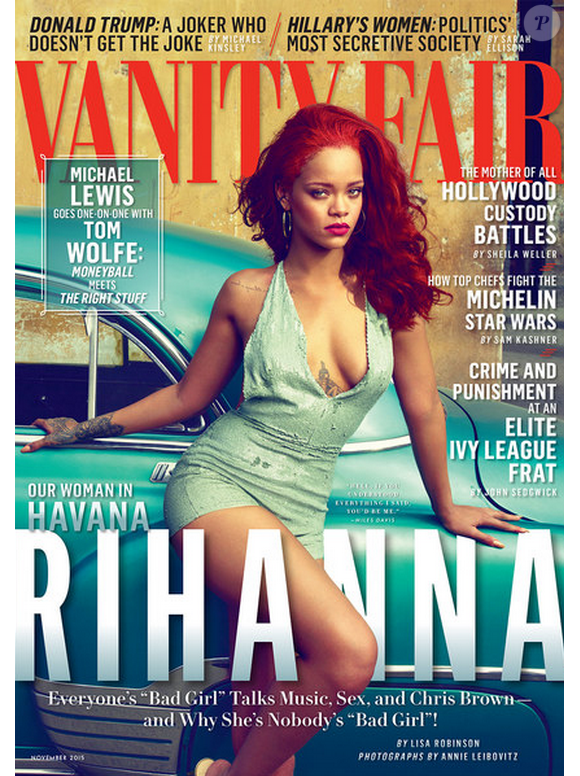 Rihanna sexy en couverture du dernier Vanity Fair