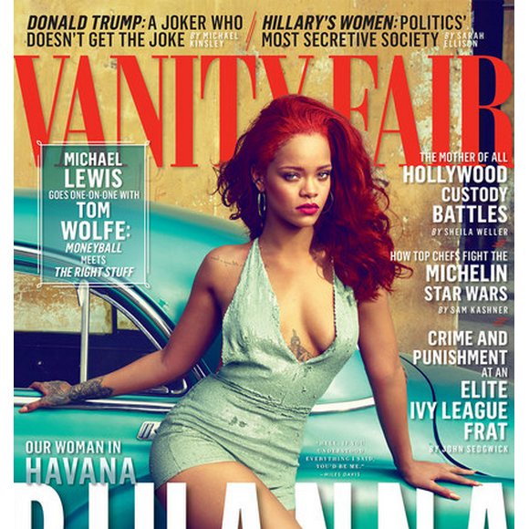 Rihanna sexy en couverture du dernier Vanity Fair