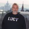 Luc Besson fait la promotion de son film "Lucy" à Moscou le 9 septembre 2014.