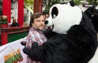 Jack Black présente "Kung Fu Panda 3" à Barcelone, le 23 juin 2015.