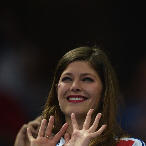 Geraldine Pillet lors de la finale du match France / Suède lors des Jeux Olympiques de Londres le 12 août 2012