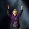 Mick Jagger - Les Rolling Stones en concert au festival Roskilde. Le 3 juillet 2014