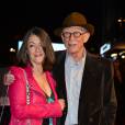 John Hurt et sa femme Anwen Rees-Myers - Première du film "Les Suffragettes" à l'Odéon Leicester Square à Londres. Le 7 octobre 2015