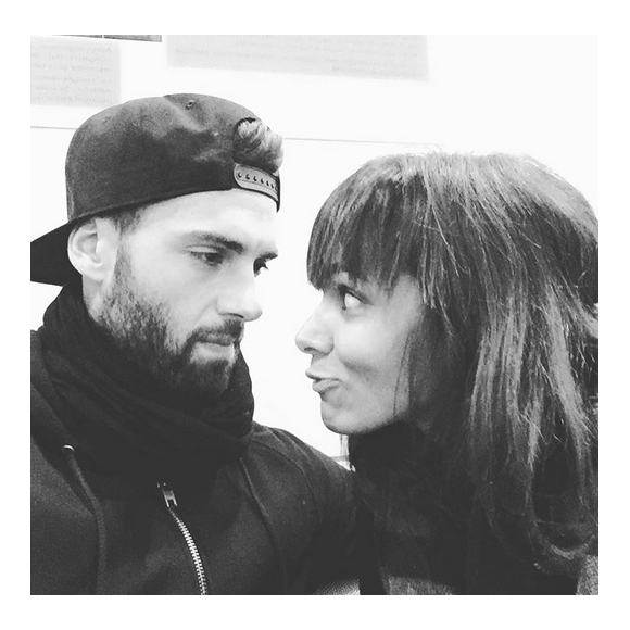 Benoît Paire et Shy'm / photo postée sur le compte Instagram du tennisman.