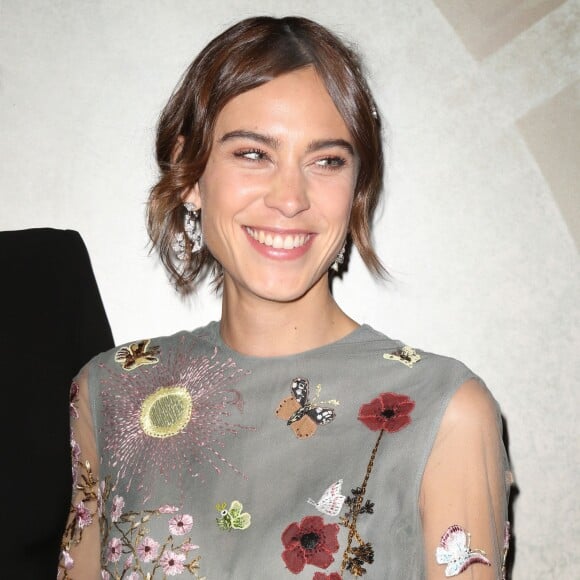 Alexa Chung - Vernissage de l'exposition "BVLGARI & ROME: Eternal Inspiration" à la boutique Bulgari de New York, le 14 octobre 2015.