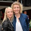 Audrey Lamy et sa soeur et Alexandra Lamy au Village lors des Internationaux de France de tennis de Roland Garros le 2 juin 2013.