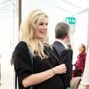 Tamsin Egerton, compagne de Josh Hartnett et enceinte de leur premier enfant, au vernissage du salon d'art contemporain Frieze Art Fair le 13 octobre 2015 à Regent's Park, à Londres.