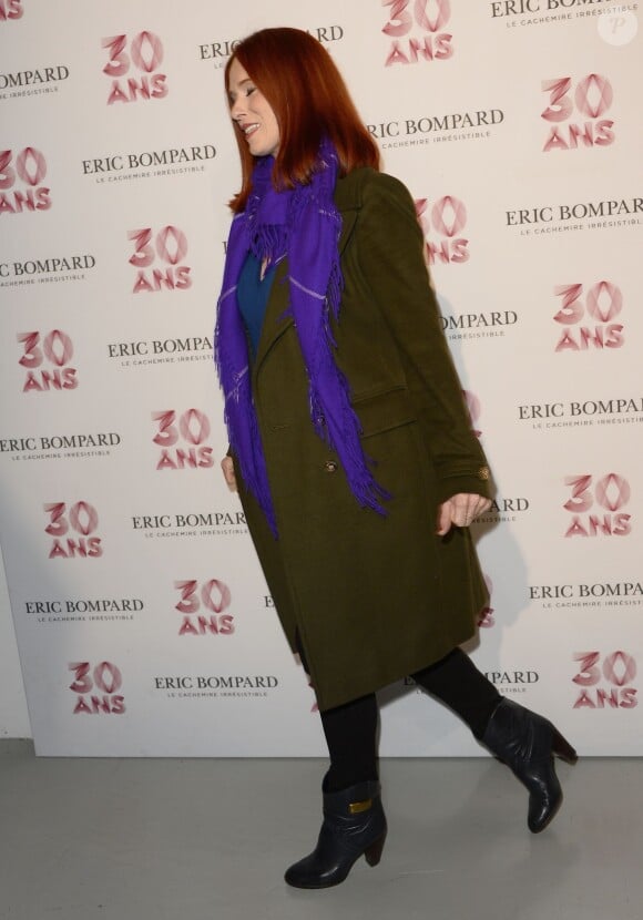 Audrey Fleurot (enceinte) - Soirée des 30 ans de la Maison Eric Bompard au Palais de Tokyo à Paris le 15 octobre 2015