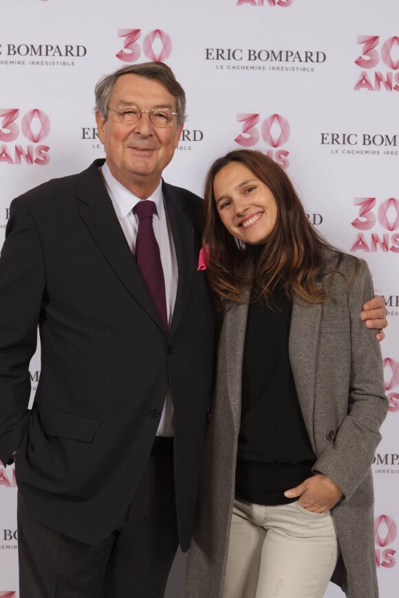Eric Bompard et Virginie Ledoyen - Soirée des 30 ans de la maison Eric Bompard au Palais de Tokyo le 15 octobre 2015