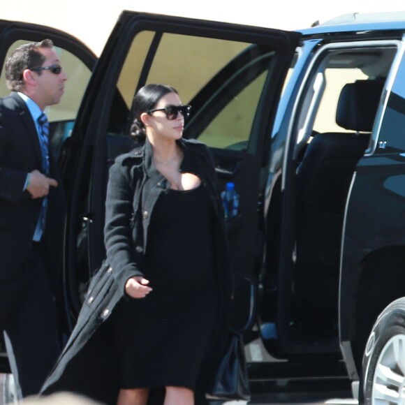 Kim Kardashian au chevet de Lamar Odom à l'hôpital Sunrise de Las Vegas le 14 octobre 2015
