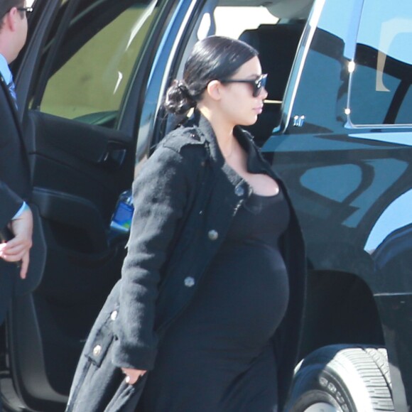 Kim Kardashian au chevet de Lamar Odom à l'hôpital Sunrise de Las Vegas le 14 octobre 2015