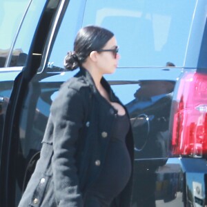 Kim Kardashian au chevet de Lamar Odom à l'hôpital Sunrise de Las Vegas le 14 octobre 2015