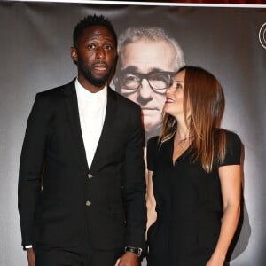 Thomas Ngijol et sa compagne Karole Rocher - Remise du 7e Prix Lumière à Martin Scorsese au Palais des Congrès de Lyon, lors du Festival Lumière le 16 octobre 2015.