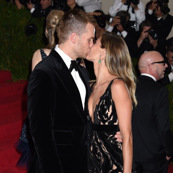 Tom Brady et Gisele Bündchen au Met Gala à New York, le 5 mai 2014.