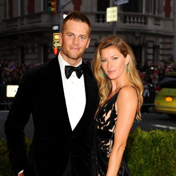 Tom Brady et Gisele Bündchen au Met Gala à New York, le 5 mai 2014.