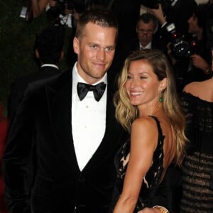 Tom Brady et Gisele Bündchen au Met Gala à New York, le 5 mai 2014.