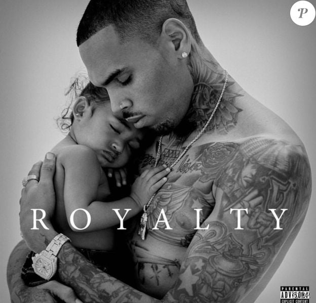 Chris Brown pose avec sa fille pour la pochette de l'album "Royalty" attendu le 27 novembre 2015.