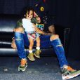 Chris Brown et sa fille Royalty / photo postée sur Instagram.