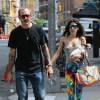 Le célèbre photographe Terry Richardson se promène avec une inconnue dans les rues de New York le 19 juin 2015