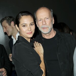 Emma Heming, Bruce Willis - Première de "Rock The Kasbah" à New York, le 19 octobre 2015.