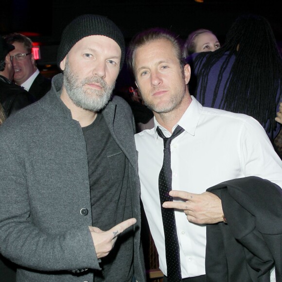 Fred Durst, Scott Caan - Première de "Rock The Kasbah" à New York, le 19 octobre 2015.