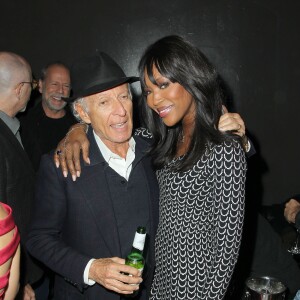 Ron Delsener, Naomi Campbell - Première de "Rock The Kasbah" à New York, le 19 octobre 2015.