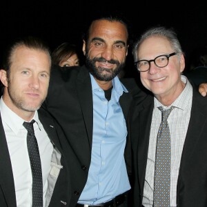 Scott Caan, Mustafa Haidari, Barry Levinson - Première de "Rock The Kasbah" à New York, le 19 octobre 2015.