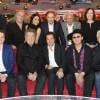 Bénabar (Bruno Nicolini), Eddy Mitchell, Laurent Gerra, Marc Veyrat, Gérard Lenorman, Luc Jacquet, Michel Drucker, l'animatrice de radio Jade ou Princesse Jade et Patrick Bertrand - Enregistrement de l'émission "Vivement Dimanche", consacrée à Laurent Gerra, à Paris le 20 octobre 2015. Diffusion le 25 octobre 2015 sur France 2. ©Coadic Guirec / Bestimage
