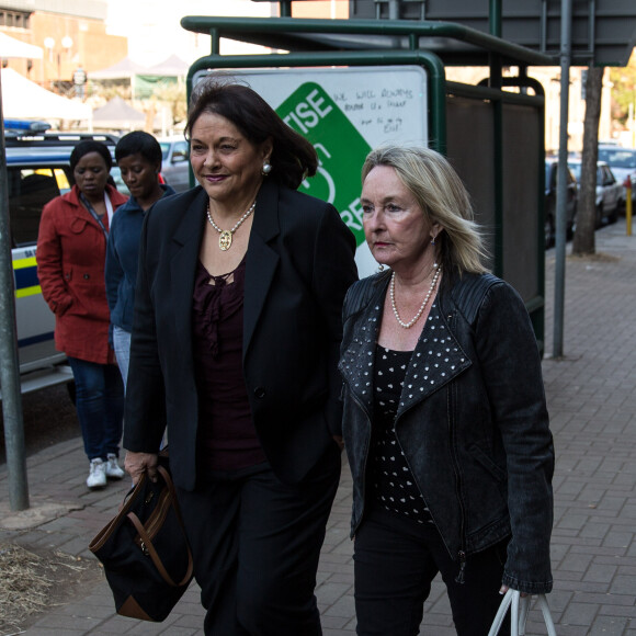 June Steenkamp lors de son arrivée à la North Gauteng High Court de Pretoria, le 8 août 2014