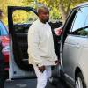 Kanye West arrive au Cinepolis, lieu de la fête d'anniversaire surprise de Kim. Thousand Oaks, le 21 octobre 2015.