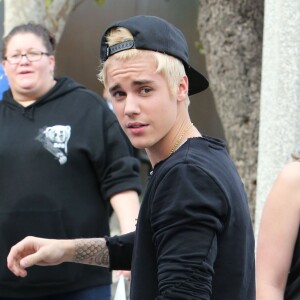 Justin Bieber à Burbank, le 7 décembre 2014