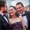 Justin Kurzel, Marion Cotillard et Michael Fassbender lors du 68e Festival International du Film de Cannes, le 23 mai 2015.