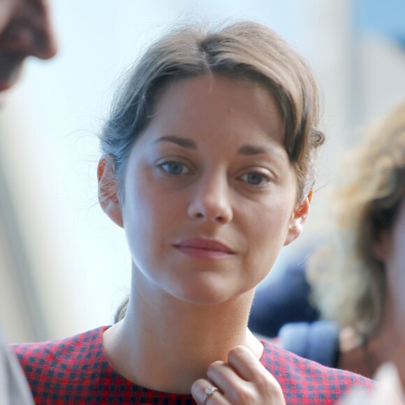 Marion Cotillard pour le lancement de "Ice and Sky" un programme éducatif multimédia à but non lucratif sur le changement climatique présenté lors Du FIAF à New York le 11 juin 2015