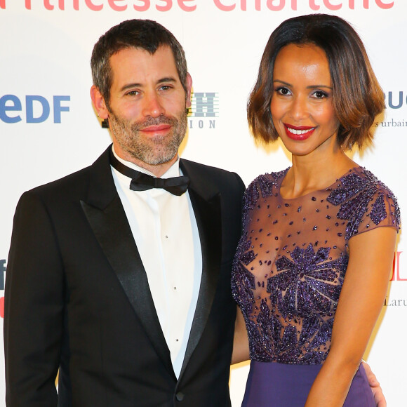 Exclusif - Jalil Lespert et sa compagne Sonia Rolland - Soirée de Gala "Africa on the Rock" de l'AMREF Flying Doctors en partenariat avec la Fondation Princesse Charlene de Monaco à l'hôtel de Paris, le 17 octobre 2015 à Monaco.