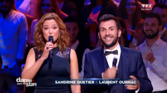 Sandrine Quétier et son confrère Laurent Ournac - Danse avec les stars 6, prime du 24 octobre 2015 sur TF1