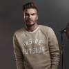 David Beckham pose pour la nouvelle campagne de H&M (parution en septembre 2015).