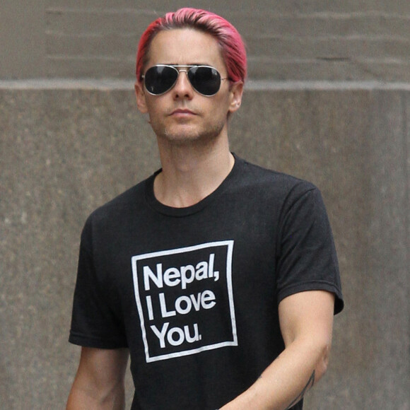 Jared Leto se promène à New York le 9 octobre 2015.