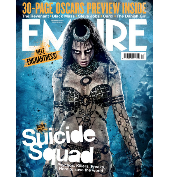 Cara Delevingne est Enchantress - Couverture du magazine Empire, numéro de décembre 2015.
