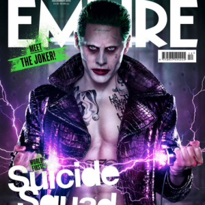 Jared Leto en Joker - Couverture du magazine Empire, numéro de décembre 2015.