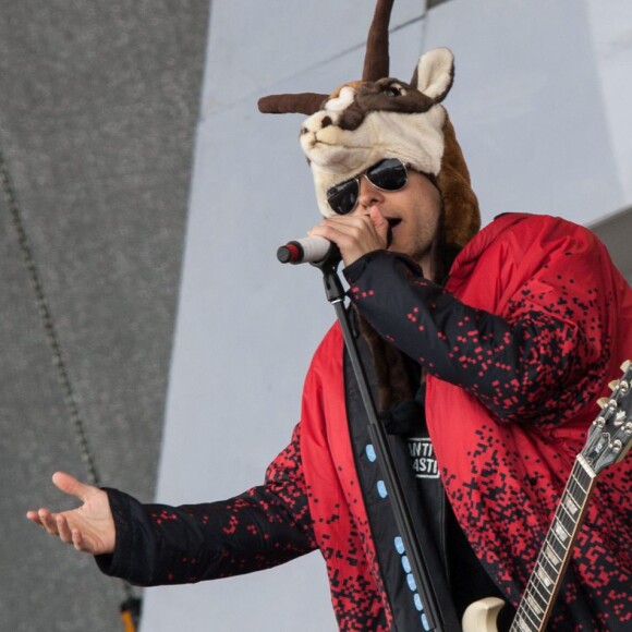 Jared Leto en concert en Autriche, le 2 mai 2015.