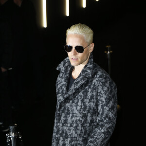 Jared Leto - Défilé de mode prêt-à-porter Automne Hiver 2015-2016. Balenciaga à Paris, le Vendredi 6 Mars 2015.