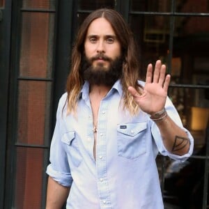 Jared Leto se promène dans les rues de New York le 14 août 2014.