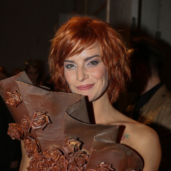 Fauve Hautot - Backstage du défilé du 21ème salon du chocolat à la porte de Versailles à Paris le 27 octobre 2015. CVS / Bestimage