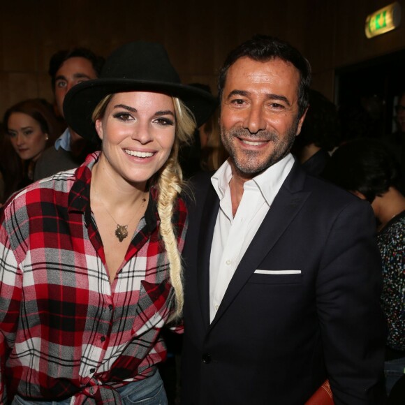 Sophie Tapie, Bernard Montiel - Backstage du défilé du 21ème salon du chocolat à la porte de Versailles à Paris le 27 octobre 2015. © CVS / Bestimage